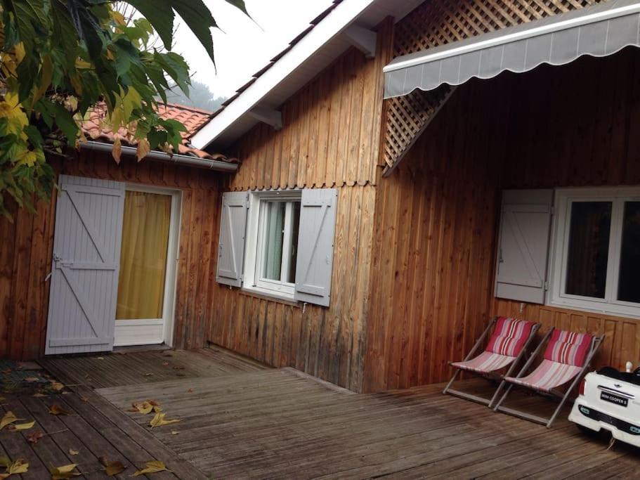 Maison Cabane Proche Ocean/Bassin !!! เลเฌอ-แกป-เฟร์เร ภายนอก รูปภาพ